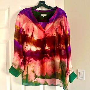 Emilio Pucci Multicolor Silk Blouse